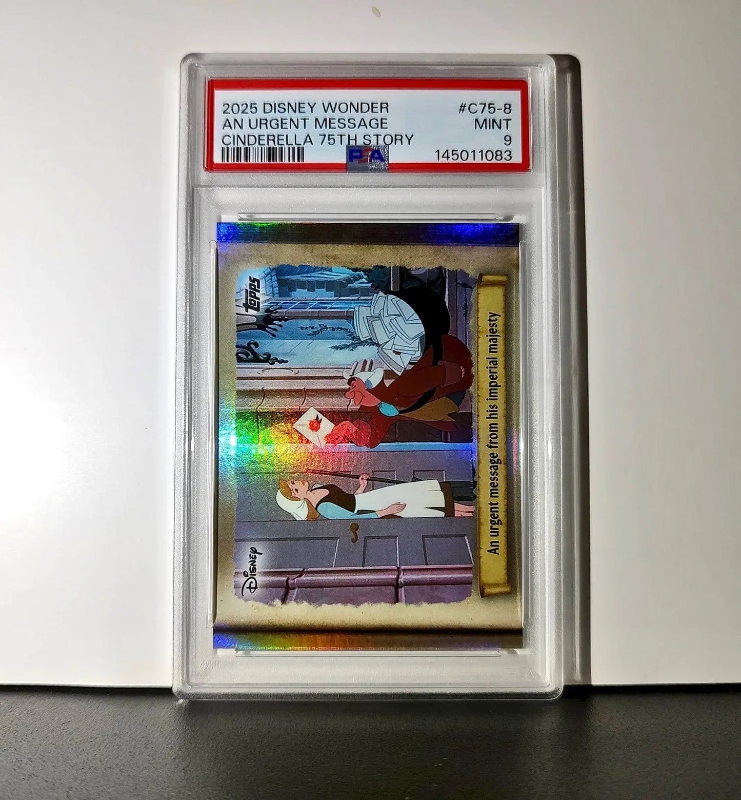 An urgent message from his imperial majesty 2025 Topps Disney #C75-8 PSA 9 - Non-Sports Card Single