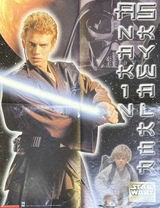 Anakin Skywalker Scholastic Poster 2002 17x22 - Collectibles