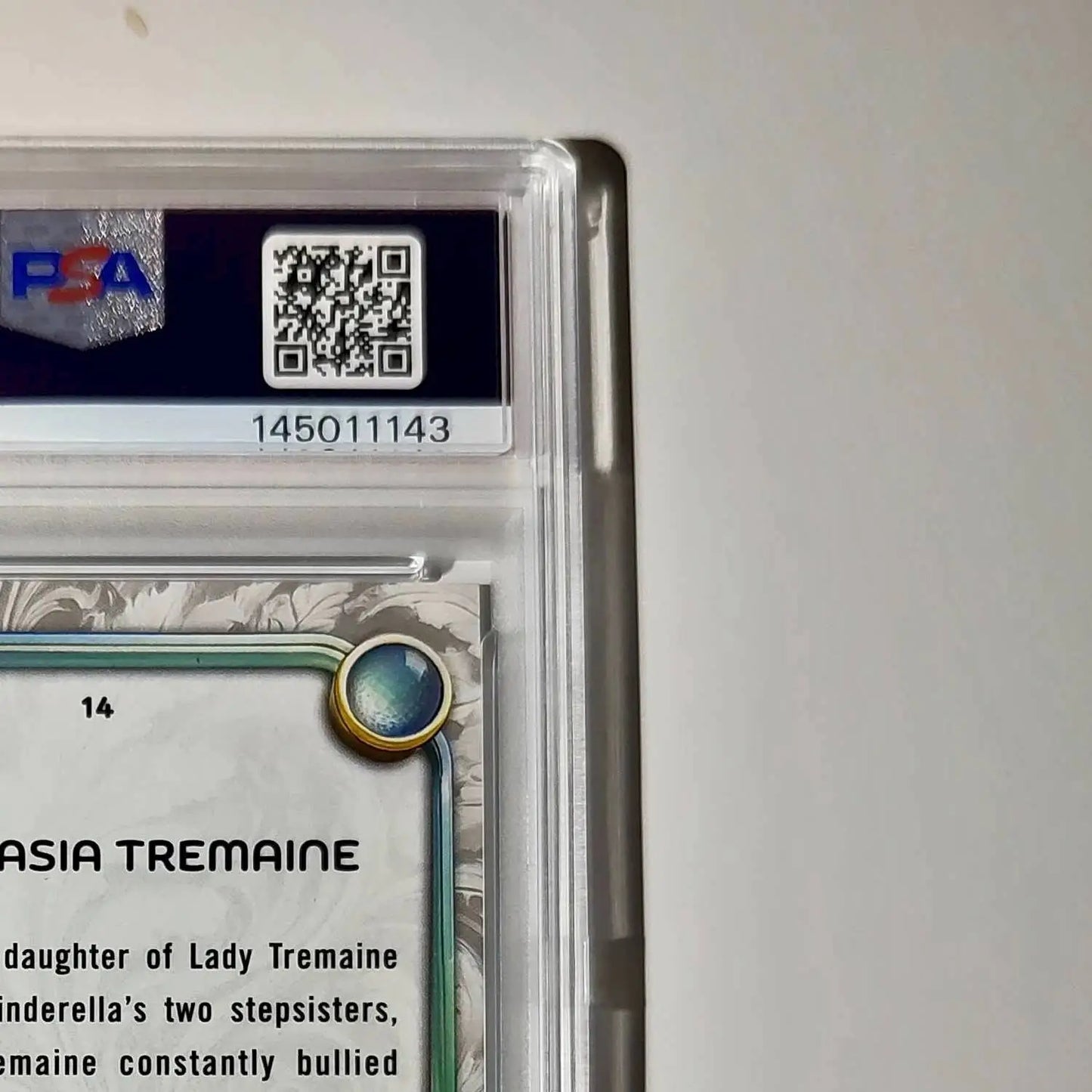 Anastasia Tremaine 2025 Topps Disney #14 Winter Variant Card Cinderella PSA 8 - Non-Sports Card Single