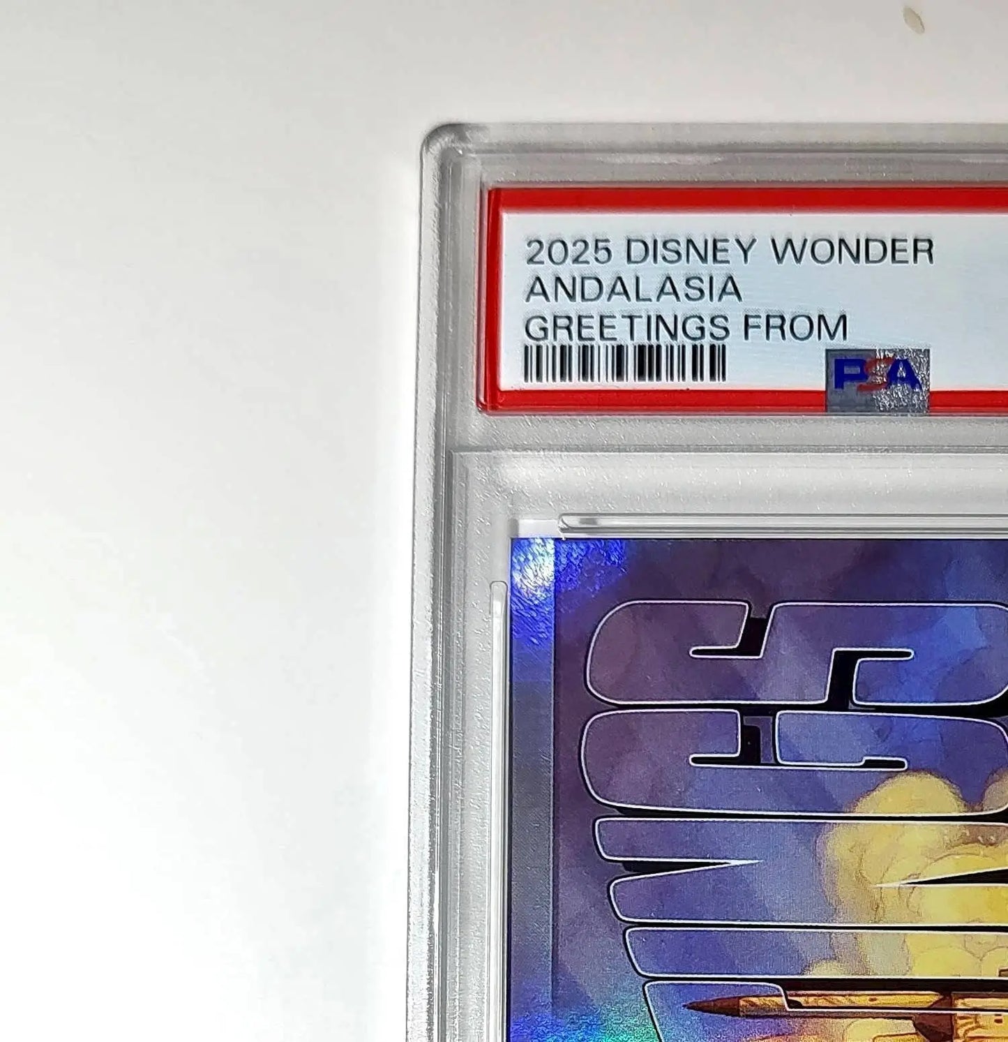 Andalasia 2025 Topps Disney Wonder #GF-2 Greetings From Card Enchanted PSA 9 - Non-Sports Card Single
