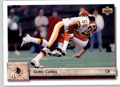 Andre Collins - 1992 Upper Deck - #182 - Football - Football Card Single