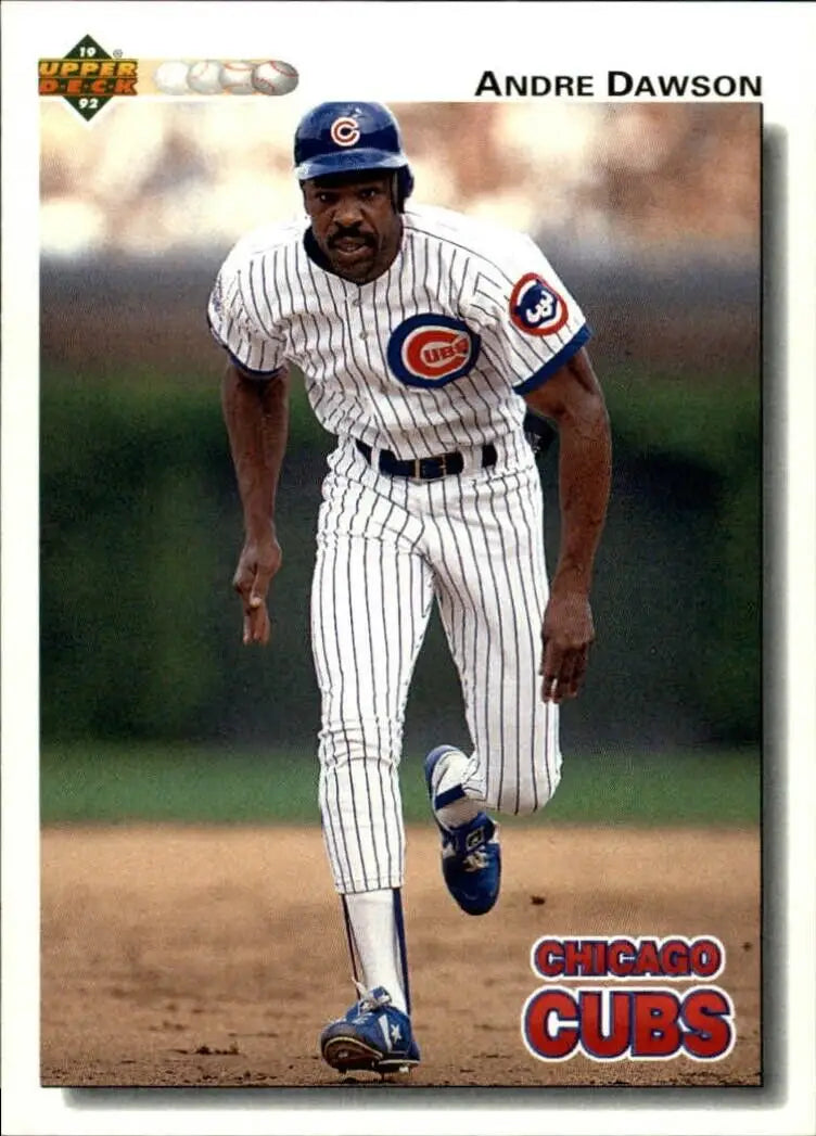 Andre Dawson 1992 Upper Deck MLB #124 Baseball Card Chicago Cubs - Baseball Card Single
