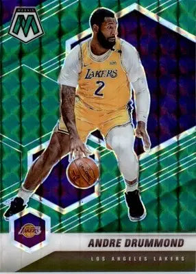 Andre Drummond - 2020-21 Panini Mosaic - #170 - Mosaic Green Basketball - Basketball Card Single