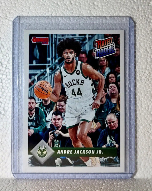 Andre Jackson Jr. 2023-24 Panini NBA #20 Rated Rookie Retro Card Bucks 1/715 - Basketball Card Single