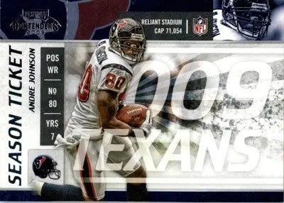 Andre Johnson - 2009 Playoff Contenders - #39 - Football - Football Card Single