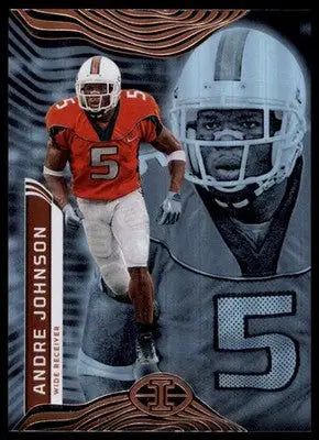 Andre Johnson 2023 Panini Chronicles Draft Picks Illusions #1 Miami Hurricanes - Football Card Single