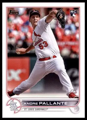 Andre Pallante Rookie 2022 Topps Update #US59 St. Louis Cardinals - Baseball Card Single
