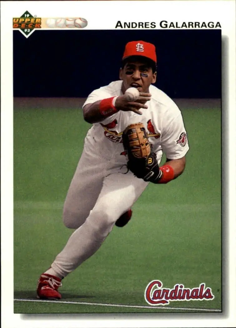 Andres Galarraga 1992 Upper Deck MLB #758 Baseball Card St. Louis Cardinals - Baseball Card Single