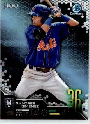 Andres Gimenez - 2019 Bowman - #BTP-36 - Bowman Scouts’ Top 100 Baseball - Baseball Card Single