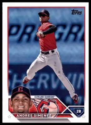 Andrés Giménez 2023 Topps #575 Cleveland Guardians - Baseball Card Single