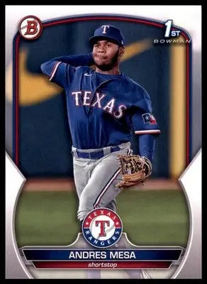 Andres Mesa 2023 Bowman Prospects #BP-44 Texas Rangers - Baseball Card Single