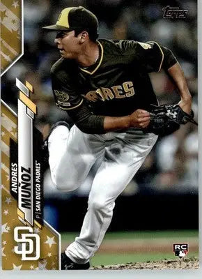 Andres Muñoz - 2020 Topps - #56 - Gold Star Baseball - Baseball Card Single