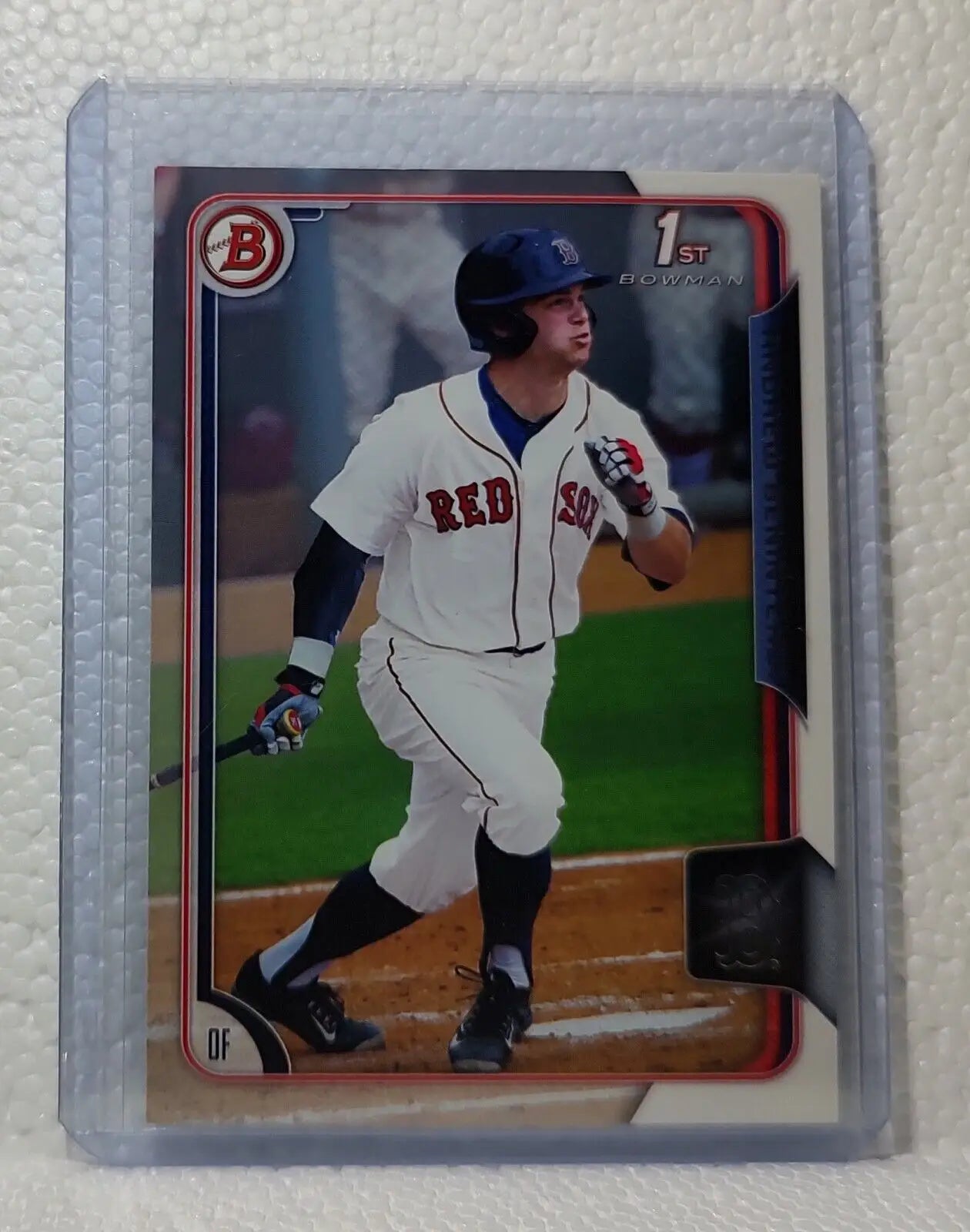 Andrew Benintendi 2015 Topps 1st Bowman #182 Baseball Card Boston Red Sox