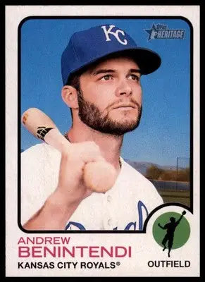 Andrew Benintendi 2022 Topps Heritage #30 Kansas City Royals - Baseball Card Single
