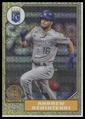 Andrew Benintendi 2022 Topps Update 1987 Anniversary Chrome #T87C-7 KC Royals - Baseball Card Single
