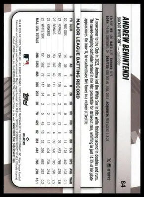 Andrew Benintendi 2024 Topps Big League #64 Chicago White Sox - Baseball Card Single