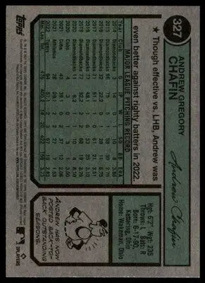 Andrew Chafin 2023 Topps Heritage #327 Detroit Tigers - Baseball Card Single