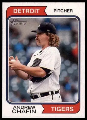 Andrew Chafin 2023 Topps Heritage #327 Detroit Tigers - Baseball Card Single