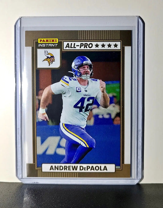 Andrew DePaola 2024 All-Pro Panini NFL #30 Football Card Vikings 1 of 101 - Football Card Single