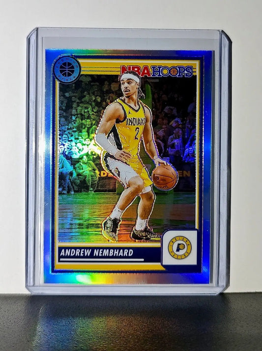 Andrew Nembhard 2023-24 Panini Premium Stock NBA Hoops #166 Prizm Refractor Card - Basketball Card Single