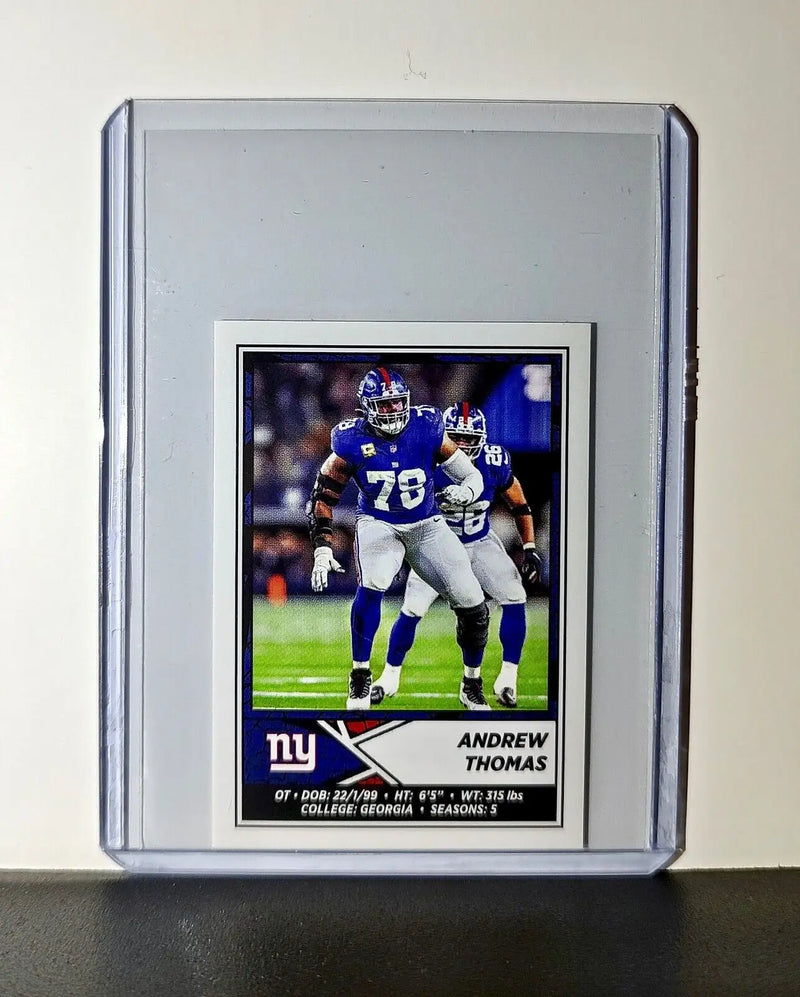 Andrew Thomas 2024 Panini NFL Sticker #319 New York Giants