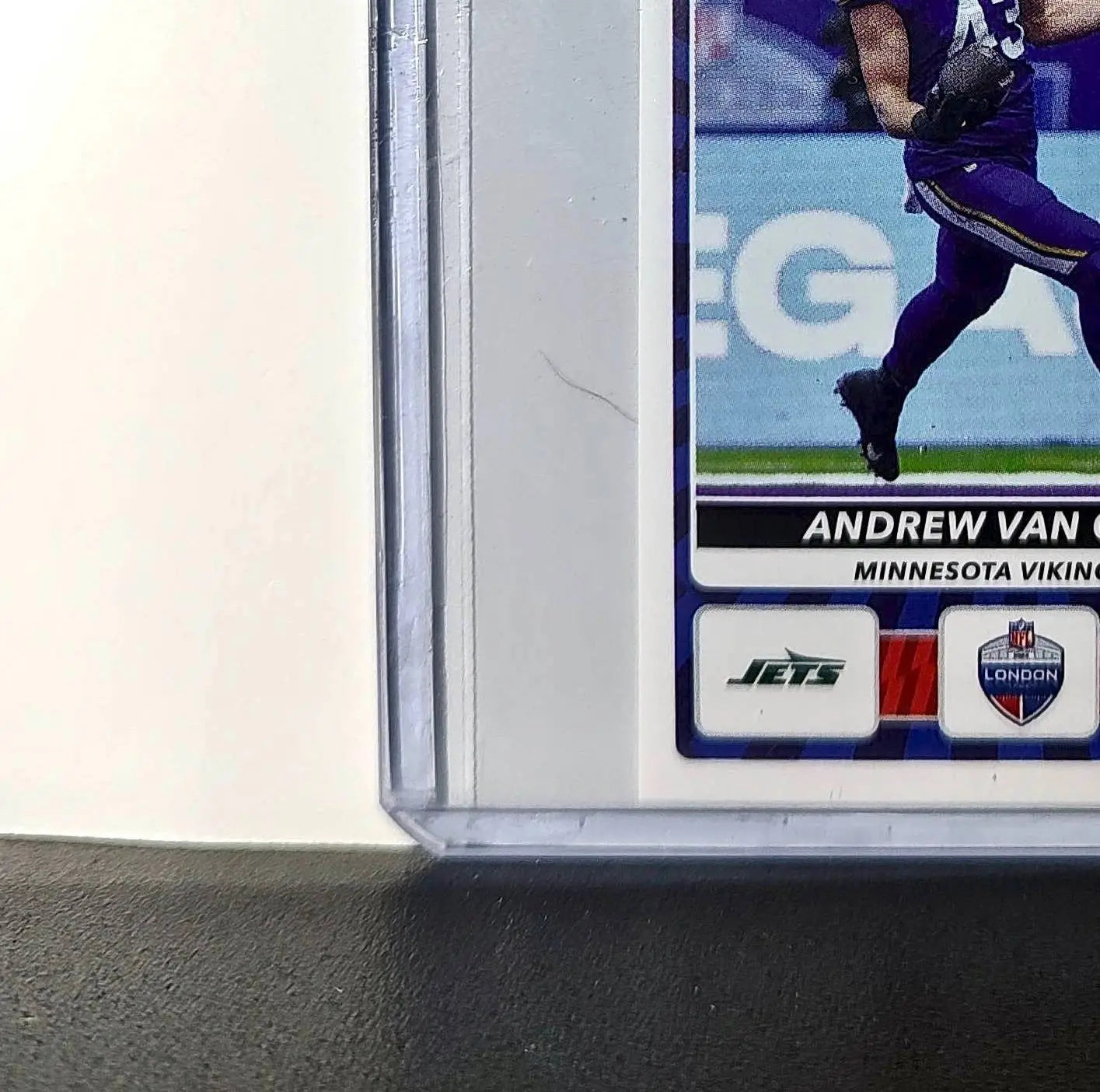Andrew Van Ginkel 2025 Panini NFL #8 London Games Sticker