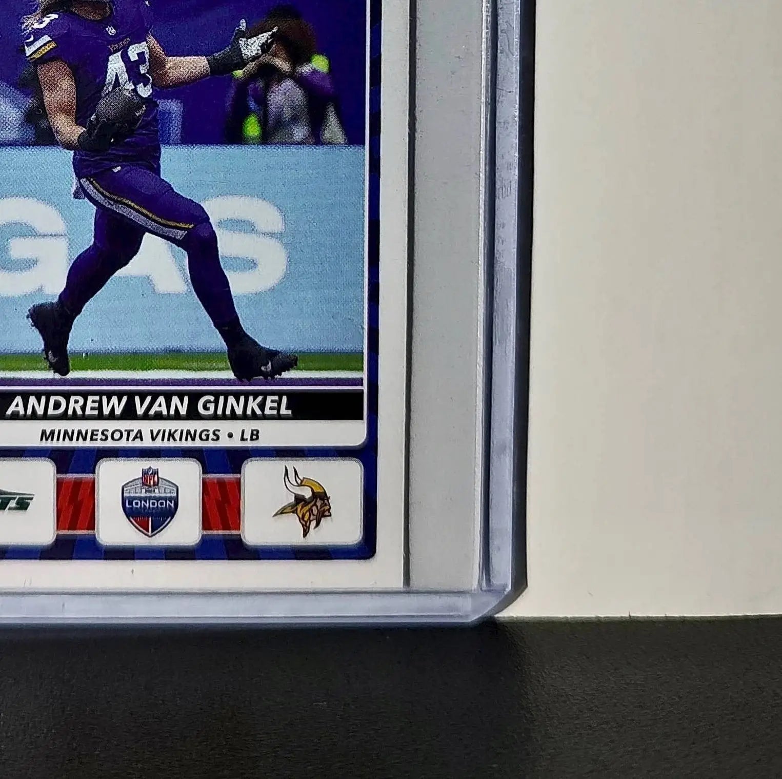 Andrew Van Ginkel 2025 Panini NFL #8 London Games Sticker