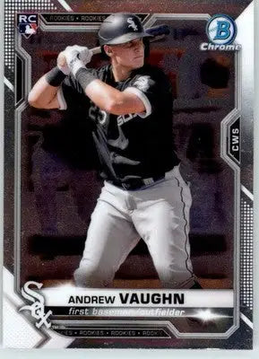 Andrew Vaughn - 2021 Bowman Chrome - #5 - RC Baseball - Baseball Card Single