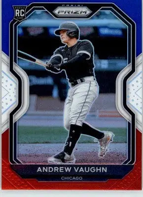 Andrew Vaughn - 2021 Panini Prizm - #48 - Red/White/Blue Prizm Baseball - Baseball Card Single