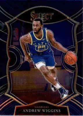 Andrew Wiggins - 2020-21 Panini Select - #6 - Blue Basketball - Basketball Card Single
