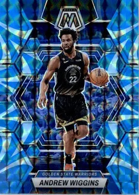 Andrew Wiggins - 2022-23 Panini Mosaic - #40 - Blue Wave Basketball - Basketball Card Single