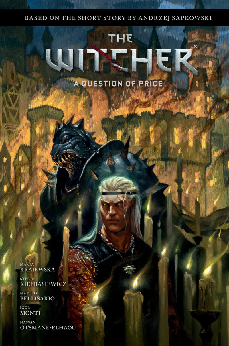 The Witcher comic book cover featuring Andrzej Sapkowski’s short story A Question Of Price