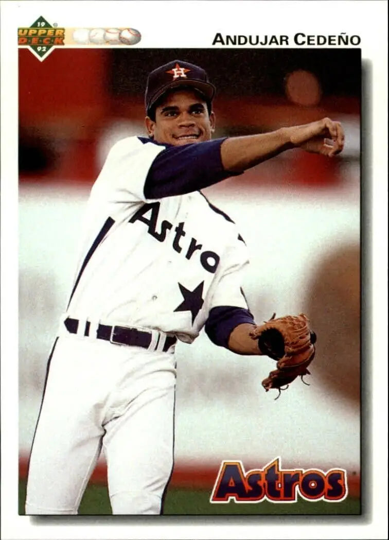 Andujar Cedeno 1992 Upper Deck MLB #257 Baseball Card Houston Astros - Baseball Card Single