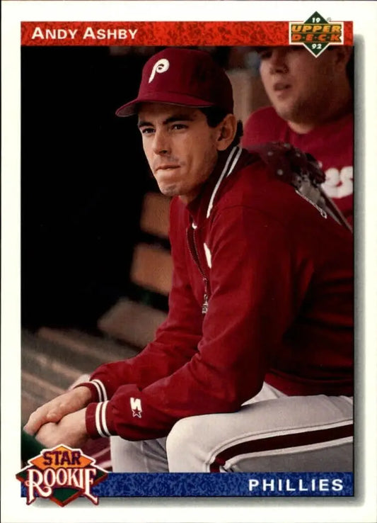 Andy Ashby 1992 Upper Deck MLB #19 Star Rookies Card Philadelphia Phillies - Baseball Card Single