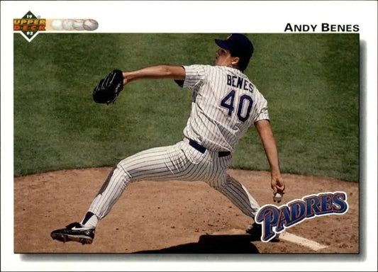 Andy Benes 1992 Upper Deck MLB #323 Baseball Card San Diego Padres - Baseball Card Single