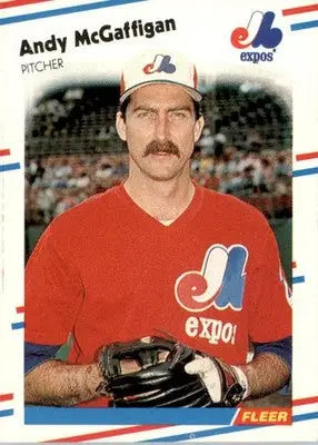 Andy McGaffigan - 1988 Fleer - #190 - Baseball - Baseball Card Single