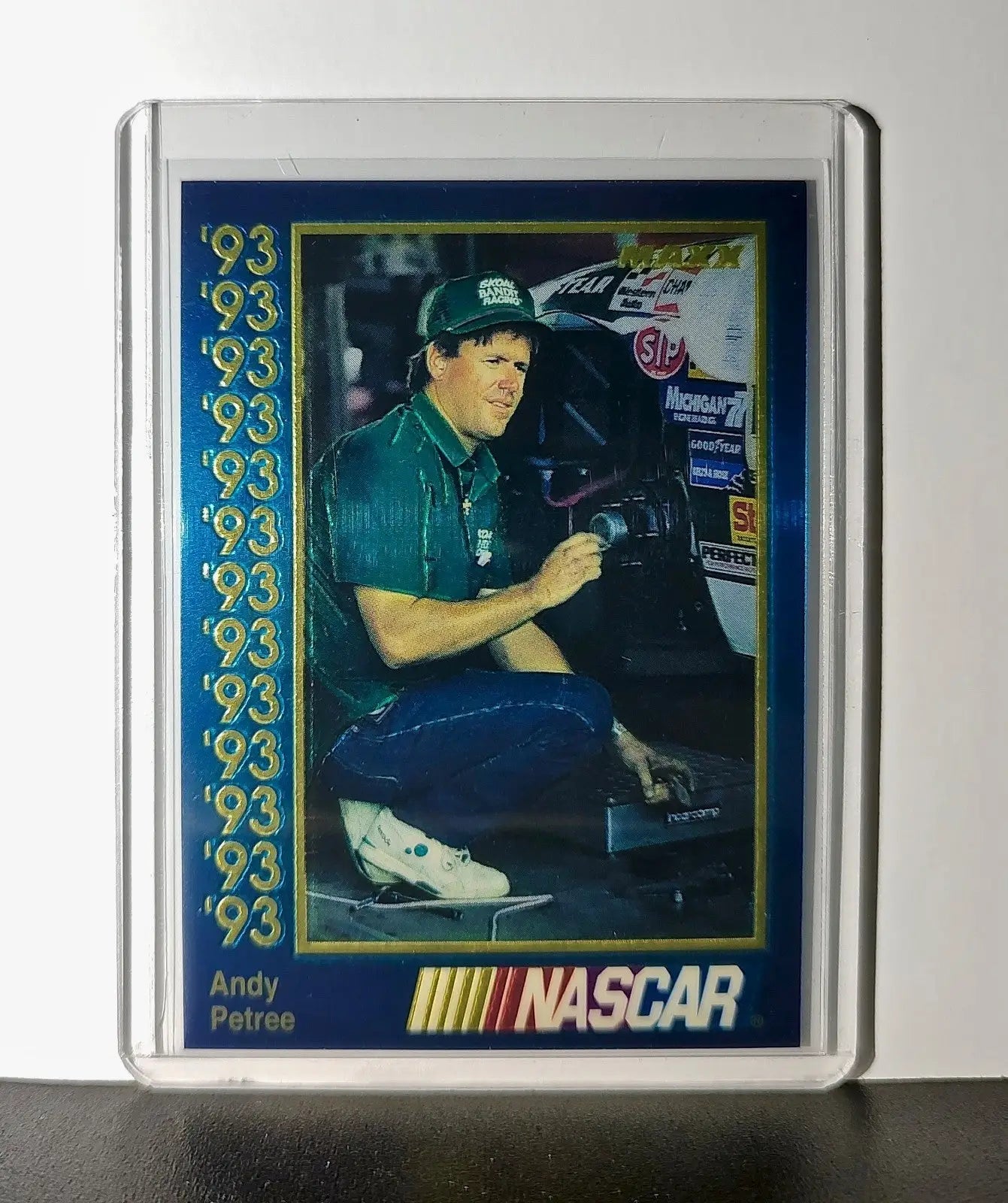 Andy Petree 1993 Maxx Premier Plus Racing #138 NASCAR Leo Jackson Motorsports - Racing Card Single
