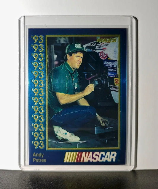 Andy Petree 1993 Maxx Premier Plus Racing #138 NASCAR Leo Jackson Motorsports - Racing Card Single