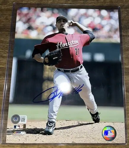 Signed Andy Pettitte Autographed 8x10 Photo for Houston Astros collectors