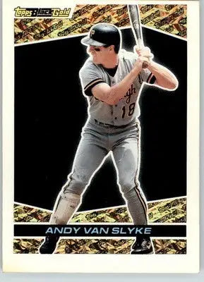 Andy Van Slyke - 1993 Topps - #21 - Black Gold Baseball - Baseball Card Single