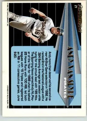 Andy Van Slyke - 1993 Topps - #21 - Black Gold Baseball - Baseball Card Single