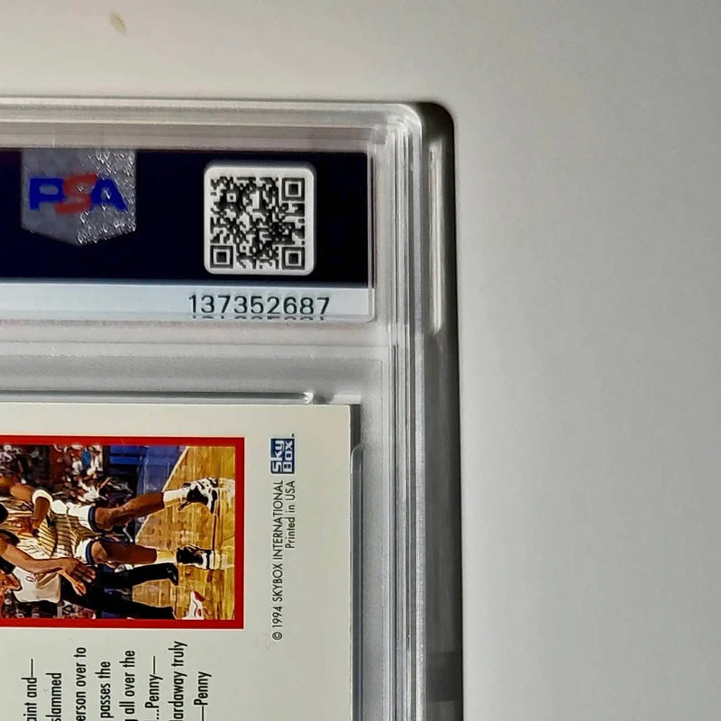 Anfernee Hardaway 1994 NBA Hoops Big Numbers #BN8 Rainbow PSA 8 NM-MT - Basketball Card Single