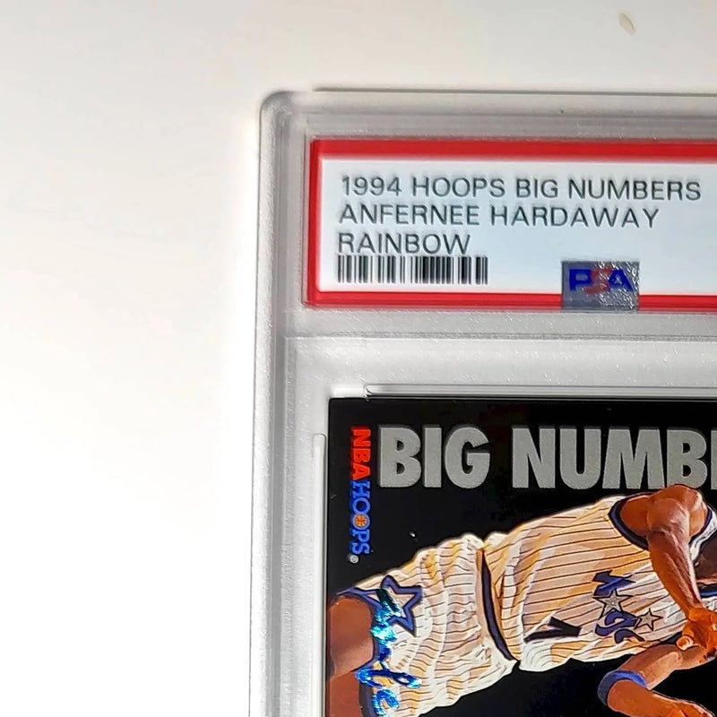 Anfernee Hardaway 1994 NBA Hoops Big Numbers #BN8 Rainbow PSA 8 NM-MT - Basketball Card Single