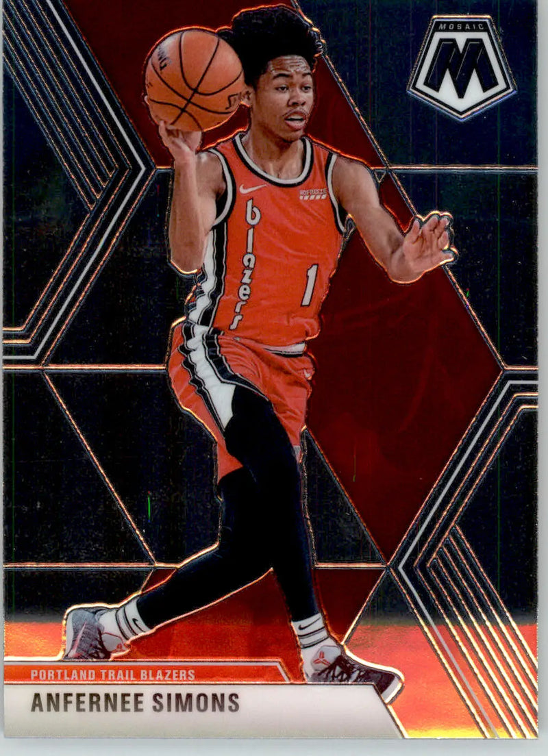 Anfernee Simons - 2019-20 Panini Mosaic - #65 - Basketball - Basketball Card Single