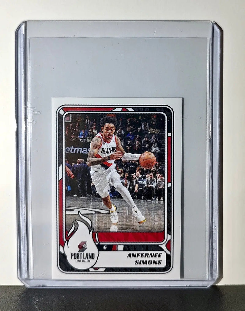 Anfernee Simons 2024-25 Panini NBA #438 Sticker Card Portland Trail Blazers