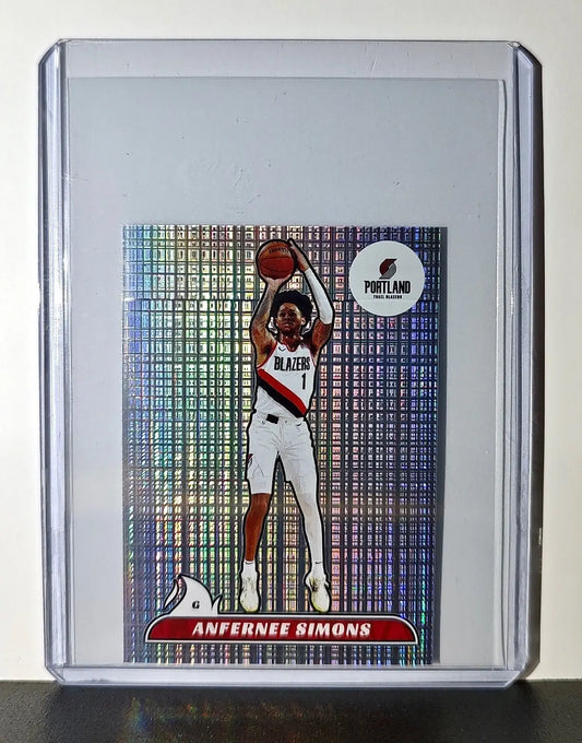 Anfernee Simons 2024-25 Panini NBA #446 Foil Sticker Card Portland Trail Blazers - Basketball Card Single