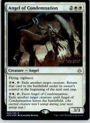 Angel of Condemnation - Prerelease Cards - 3 - Foil NM - Magic Card Single