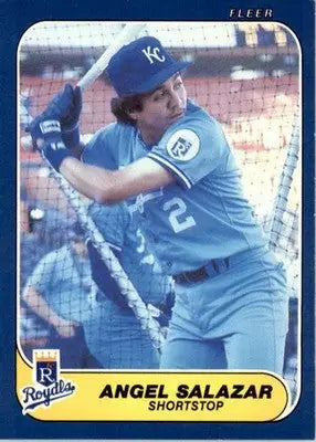 Angel Salazar - 1986 Fleer Update - #U-100 - Baseball - Baseball Card Single