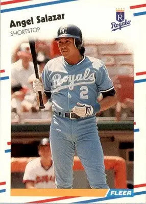 Angel Salazar - 1988 Fleer - #269 - Baseball - Baseball Card Single