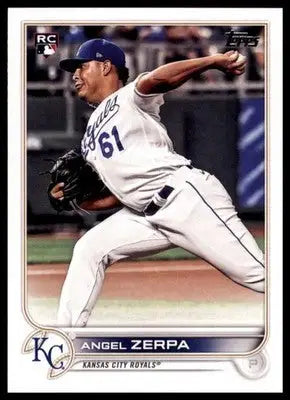 Angel Zerpa Rookie 2022 Topps #559 Kansas City Royals - Baseball Card Single